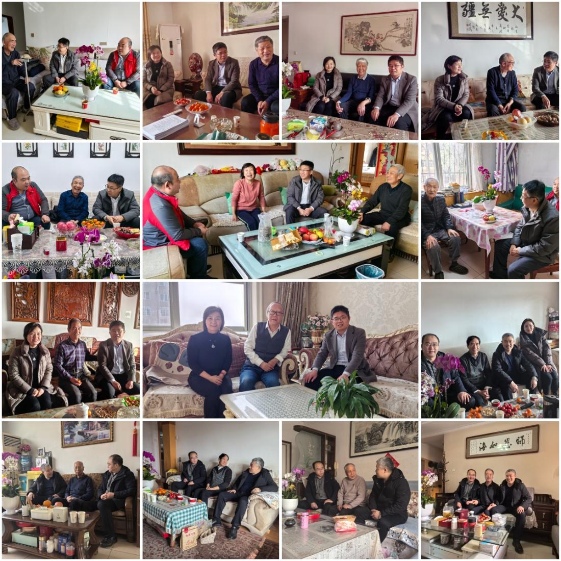 【人文学院部门工会】新春慰问暖桑榆 厚情牵挂念旧儒